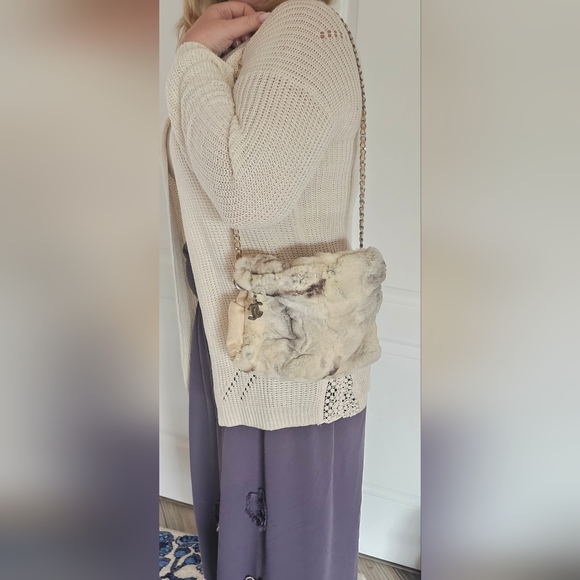 Chanel Sheared Mink Handbag with Silver Hardware - Picture 9 of 10